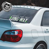 Always Take The Long Way Flower Blossoms Decal