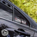 Always Take The Long Way Flower Blossoms Decal