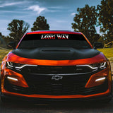 Always Take The Long Way Triangle JDM Windshield Banner Sticker