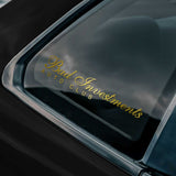 BAD But Classy Script Car Decal
