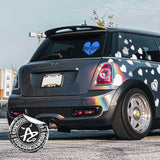 BAD Luck Broken Heart Vehicle Decal