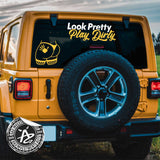 Booty Hand Print Naughty Slap Sticker for Vehicle