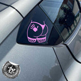 Booty Hand Print Naughty Slap Sticker for Vehicle
