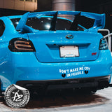 Don't Make Me Cry I'm Fragile Broken Heart Vehicle Decal