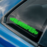 False Hopes Broken Heart Sticker