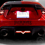 False Hopes Simple Window Broken Heart Decal