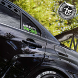 Look Pretty Play Dirty 2 Colour Vehicle Sticker