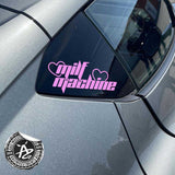 Milf Machine Stacked Funny JDM Car Truck Decal