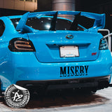 Misery Loves Mercy Bumper Sticker Decal Accessory