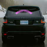 Mixed Feelings 1 Colour Arched JDM Vehicle Decal