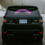 Mixed Feelings Two Colour Arched JDM Vehicle Decal