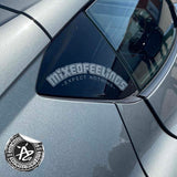 Mixed Feelings 1 Colour Arched JDM Vehicle Decal