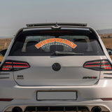 Mixed Feelings Two Colour Arched JDM Vehicle Decal