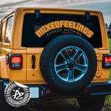 Mixed Feelings 1 Colour Arched JDM Vehicle Decal