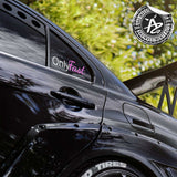 Only Fast Turbo Tuner Car Decal