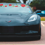 Rose Blossom Flower Branch Windshield Banner