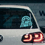 Slow in the Streets Wheel Vehicle Decal