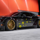 Sunflower 2-Door Car Decal Wrap