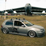 Skull Piston Race Wrap Decal