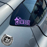 Cowboy Western Style Rodeo Decal