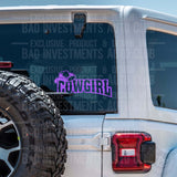 Cowgirl Western Style Rodeo Decal