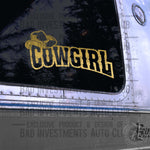 Cowgirl Western Style Rodeo Decal