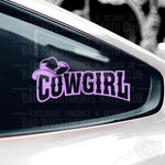 Cowgirl Western Style Rodeo Decal