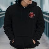 Exclusive We Are BAD Smoking Skull Comfy Hoodie