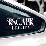 Escape Reality Flower Car Decal Sticker