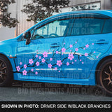 Cherry Blossom Sakura JDM 4-Door Car Decal