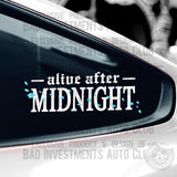 Alive After Midnight Flower Blossoms Decal