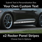 Rocker Panel x2 Customize Set for Trucks or Cars