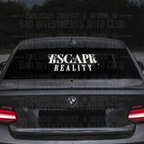 Escape Reality Flower Car Decal Sticker