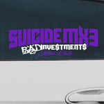 Suicid3 MX3 x Bad Investments Car Vehicle Decal