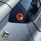 We Are BAD Skull Round Vehicle Decal