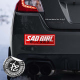 Sad Girl JDM Japanese Car Decal