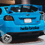 Hella Broke Modified Car Vehicle Decal