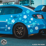 Cherry Blossom Flower Decal for Cars Bundle