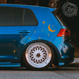 Cosmic Stars Moon Decal Pack Set for Vehicle