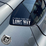 Long Way Triangle Colour JDM Decal