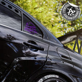 Free Spirited Circle Retro Cosmic Car Decal