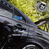 Hard to Love Broken Heart Vehicle Sticker