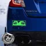 Crying Girl Sad Anime Vehicle Decal