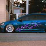 Cherry Blossom Sakura JDM 4-Door Car Decal