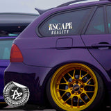 Escape Reality Flower Car Decal Sticker