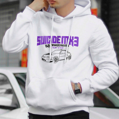 Casual MX3 Stacked Car Unisex Hoodie