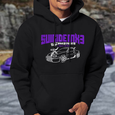 Exposed MX3 Stacked Car Unisex Hoodie