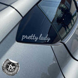 Pretty Lady Motocross or Vehicle Decal