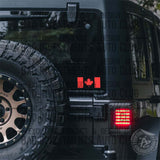 Canadian Flag x2 Vinyl Vehicle Decal